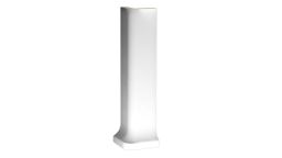 Lasselsberger Kehlsockel 3x20cm COLOR TWO GSERI023 weiß Außenecke matt
