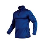 Leibwächter Unisex Langarm T-Shirt Flex-Line - Kornblau/Schwarz