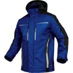 Leibwächter Winter-Softshelljacke Flex-Line - Kornblau/Schwarz