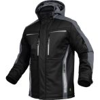 Leibwächter Winter-Softshell-Jacke Flex-Line - Schwarz/Grau