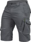 Leibwächter Herren Hose kurz - Flex-Line - Grau/Schwarz