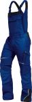 Leibwächter Unisex Latzhose Flex-Line - Kornblau/Schwarz