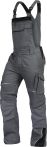Leibwächter Unisex Latzhose Flex-Line - Grau/Schwarz