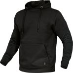 Leibwächter Langarm Hoody Flex-Line - Schwarz