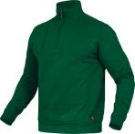 Leibwächter Langarm Zip Schwarzeat-Shirt Flex-Line - Grün