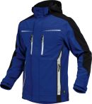Leibwächter Herren-Softshelljacke - Flex Line - Kornblau/Schwarz