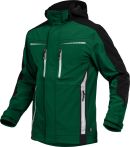 Leibwächter Herren-Softshelljacke - Flex Line - Grün/Schwarz