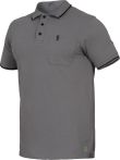 Leibwächter Herren Kurzarm Polo-Shirt Flex-Line - Grau