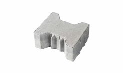 Lithonplus H-Verbund-Drain Pflasterstein Dicke  8 cm Grau
