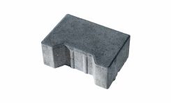 Lithonplus H-Verbund Pflasterstein Dicke  8 cm Anthrazit Anfangstein