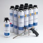 Lohr Schaumpaket 12xSpezial-PU-Schaum 1 Edelstahlpistole, 1 PU-Reiniger