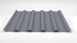 Trapezprofil LM D-35/207 LM 9006 A weißaluminium - Dachprofil (0,70|200)