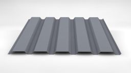 Trapezprofil LM D-35/207 LM 9006 A weißaluminium - Wandprofil (0,70|200)