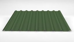 Trapezprofil LM D-20/138 LM 6011 resedagrün - Dachprofil mit Vlies (0,50|200)