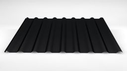 Trapezprofil LM D-20/138 LM 1033 schwarz - Dachprofil mit Vlies (0,50|200)