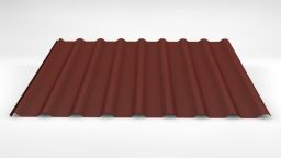 Trapezprofil LM D-20/138 LM 8004 P kupferbraun - Dachprofil mit Vlies (0,50|425)