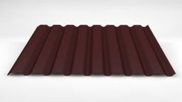 Trapezprofil LM D-20/138 LM 8012 A rotbraun - Wandprofil mit Vlies (0,70|200)
