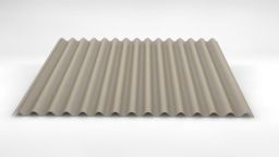 Sinusprofil LM D-18/76 LM 1015 hellelfenbein - Dachprofil mit Vlies (0,50|200)