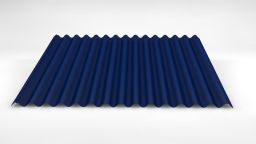 Sinusprofil LM D-18/76 LM 5010 enzianblau - Dachprofil mit Vlies (0,50|200)