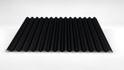 Sinusprofil LM D-18/76 LM 1033 schwarz - Dachprofil (0,50|200)