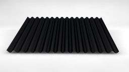 Sinusprofil LM D-18/76 LM 1033 schwarz - Wandprofil (0,50|200)