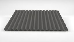 Sinusprofil LM D-18/76 LM 9007 A graualuminium - Wandprofil (0,70|200)