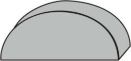 Firstendscheibe Aluminium 25 µm - LM 7016 A anthrazitgrau