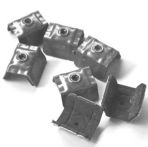 Befestigung-Set Kalotten (Alu) - LM 7016 A anthrazitgrau für LM D-20/138 und LM D-18/76 passend mit Kalotte