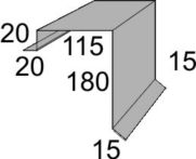 Ortgang Nr. 8 Aluminium 25 µm - LM 7016 A anthrazitgrau