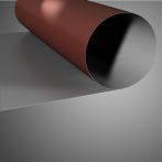 Flachblech Aluminium 0,7 mm Stark 25 µm - LM 8012 A rotbraun 2 Meter
