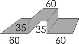 Verbindungslisene Aluminium 25 µm - LM 7016 A anthrazitgrau