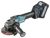 Makita GA005GM201 Akku-Winkelschleifer 40 V im Koffer inkl. 2x 4,0 Ah Akkus & Ladegerät