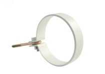 Marley Fallrohrschelle mit Ringschraube - Farbe weiss