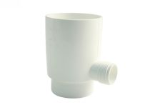 Marley Regensammler mit Überlaufstop - Farbe weiss