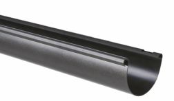 Marley Dachrinne, halbrund, Farbe Anthrazit-Metallic DB 703, 3 Meter