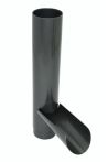Marley Wasserablaufklappe, DN 105, Farbe Anthrazit-Metallic DB 703