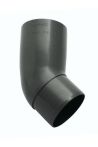 Marley Rohrbogen 45°, DN 53, Farbe Anthrazit-Metallic DB 703