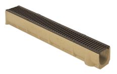 MEA Polymerbeton-Rinne MEAGARD II G 100 cm inkl. Gussrost, 1 m
