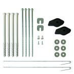 MEA Montageset für GFK-Lichtschacht für Dämmung bis 16 cm
