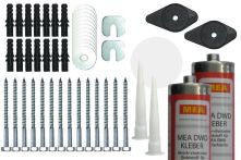 MEA Montageset AQUA für GFK-Lichtschacht MEAMAX für 80 cm