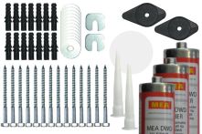 MEA Montageset AQUA für GFK-Lichtschacht MEAMAX für 120 cm