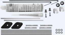 MEA Montageset für GFK-Lichtschacht für Dämmung bis 12 cm