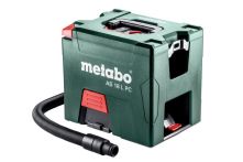 Metabo Akku-Sauger AS 18 L PC (602021000), mit manueller Filterreinigung, Karton, 18V 2x Li-Ion + ASC 30-36 V