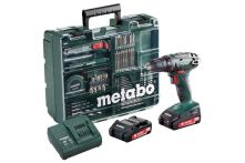 Metabo 18-Volt-Akku-Bohrschrauber BS 18 Set (602207880)