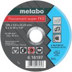 Metabo Flexiamant Super FKS 40, 125x4,0x22,23 Inox, Schruppscheibe, gekröpfte Ausführung (616197000)