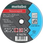 Metabo Novorapid 115 x 1,0 x 22,23 mm, Inox, Trennscheibe, gerade Ausführung (616270000)