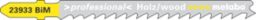 Metabo 5 Stichsägeblätter, Holz, Serie professional, 74/ 4,0-5,2 mm, BiM, progressiv (623933000)