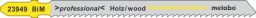 Metabo 5 Stichsägeblätter, Holz, Serie professional, 90/ 2,5 mm (623949000)