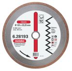 Metabo Diamant-Trennscheibe, 125 x 1,7 x 22,23 mm, classic, TC, Fliese (628193000)