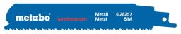Metabo 5 Säbelsägeblätter, Metall, Serie professional, 150x25x1,1 mm, 2,5+3,2 mm/ 8+10 TPI (628257000)